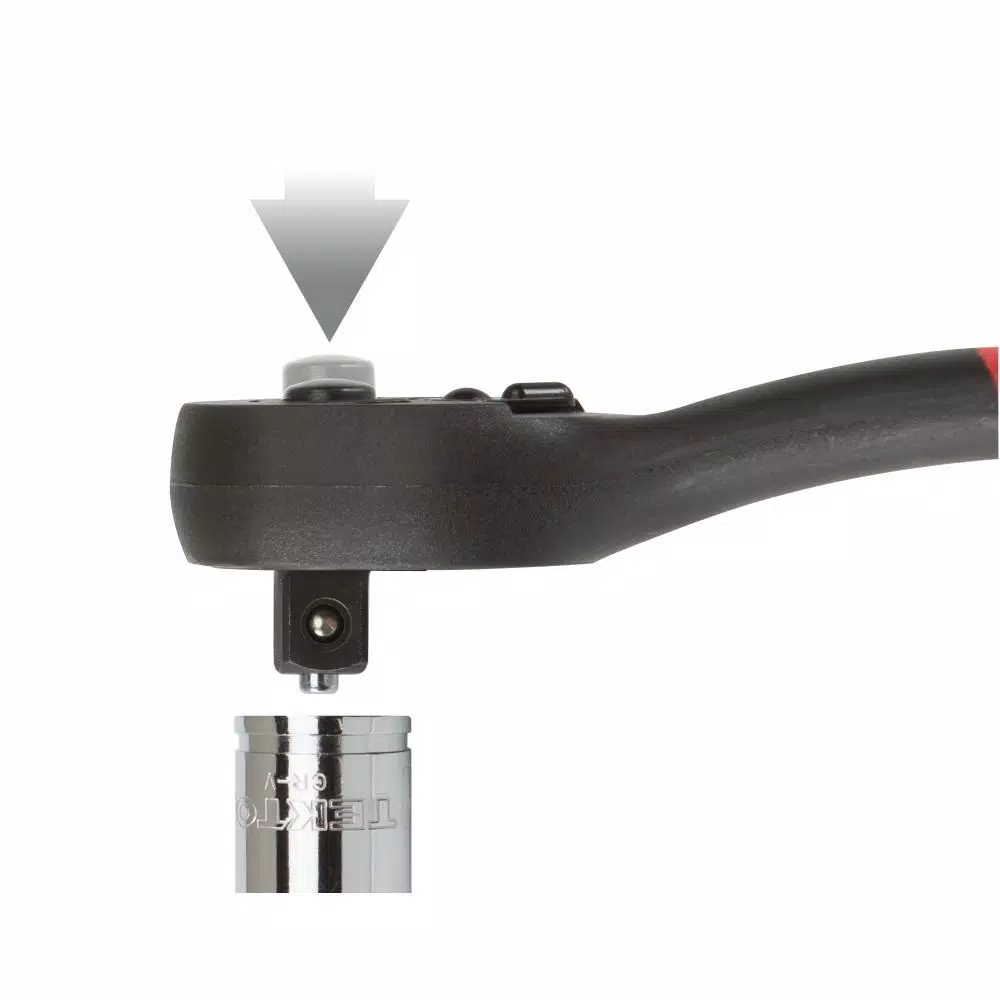 TEKTON 1/4 in. Drive 5 in. Composite Ratchet with 72-Tooth Gear