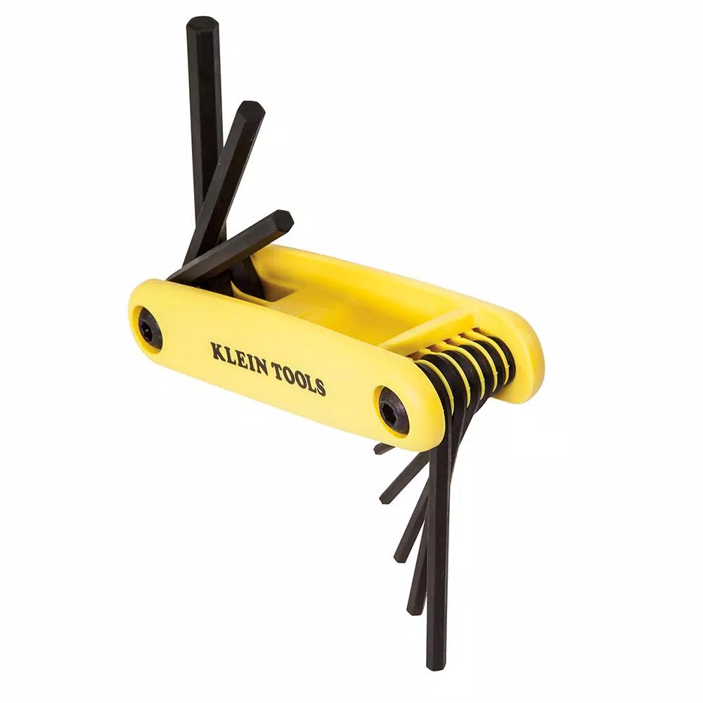 Klein Tools 4-1/4 in. Alloy Steel Industrial Strength Hex Key Set, 9-Piece