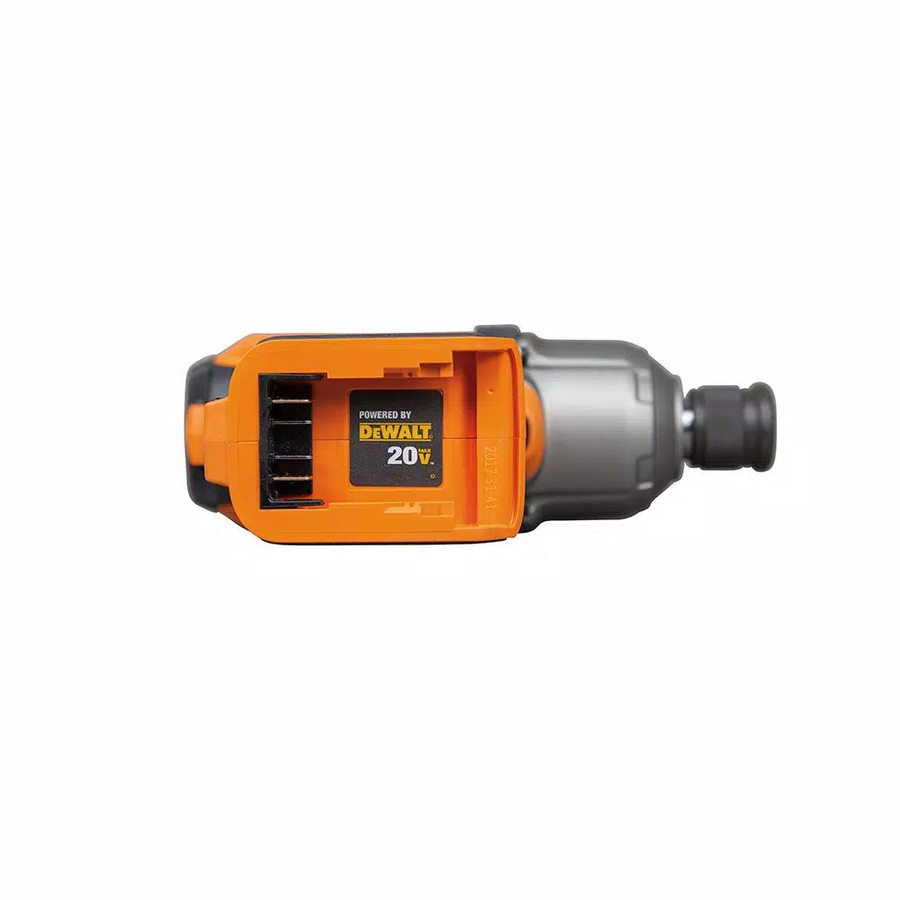 Klein Tools DeWALT 20V MAX Brushless Cordless 7/16 in. Impact Wrench Kit with Two 4.0 Ah Batteries and Charger