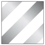 Sugar Plum Party SugarPlum Collection 32-Piece Silver and White Disposable Cocktail Paper Napkins thumbnail 1