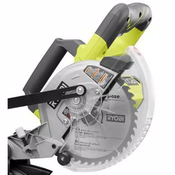 RYOBI 7-1/4 in. Compound Sliding Miter Saw, 10 Amp, 5350 rpm
