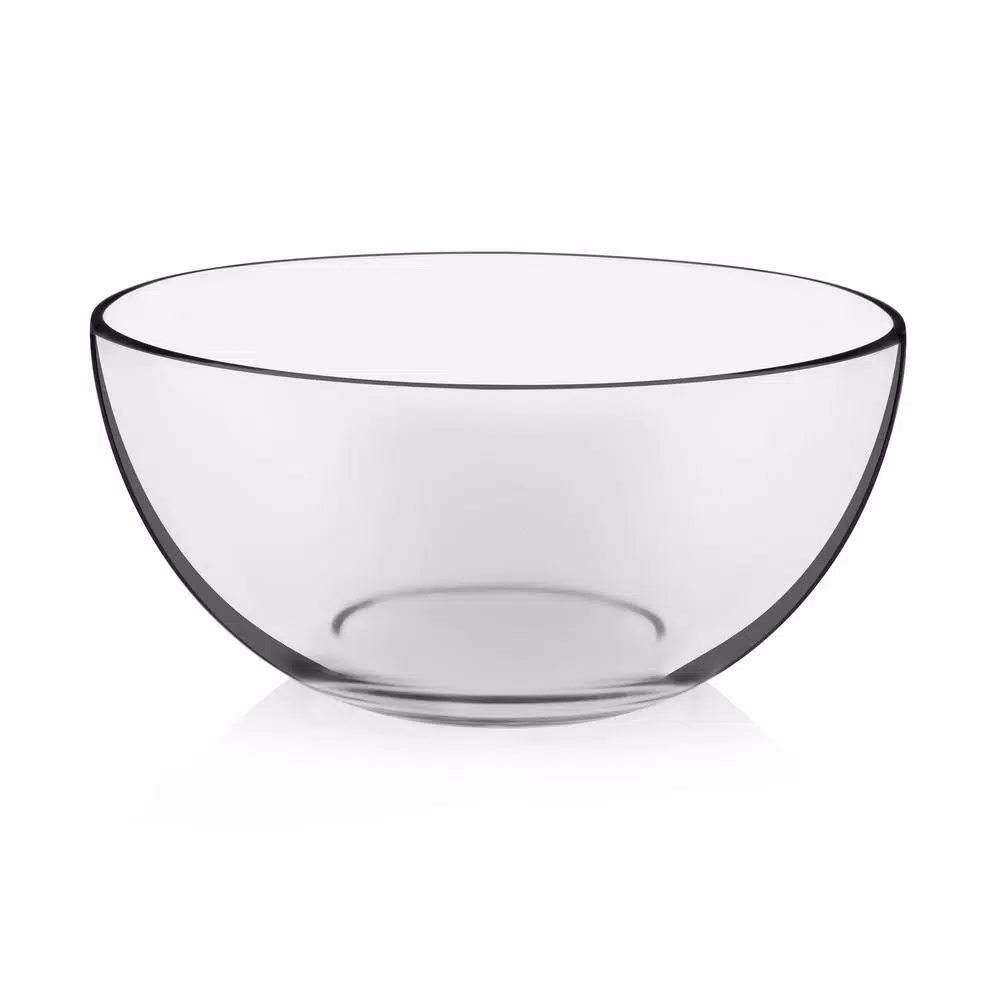 Libbey Selene 2-Piece Glass Serving Bowl Set, 8 in. and 10 in.