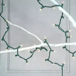 LUMABASE 200-Light Clear Mini String Lights, Warm White Incandescent, Green Wire, Indoor/Outdoor thumbnail 2