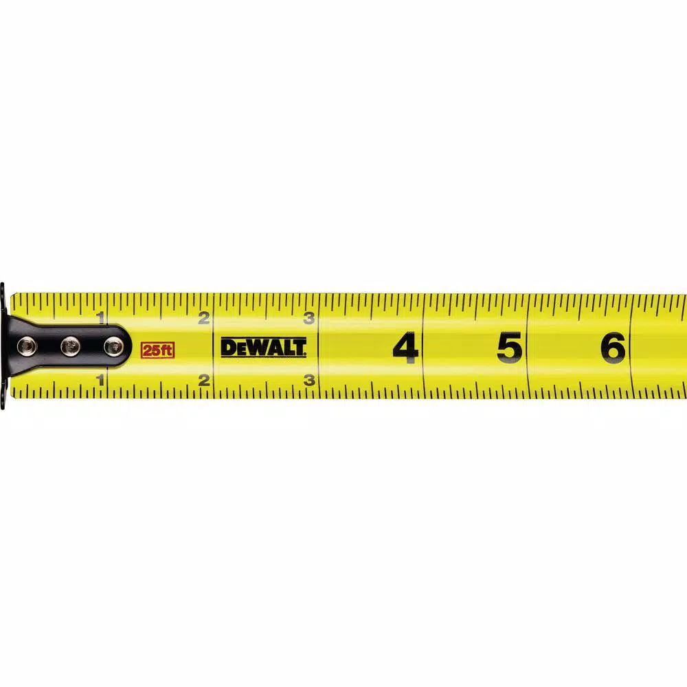 DEWALT 25 ft. x 1-1/8 in. Tape Measure, 4-Pack - Durable Residential Construction Hand Tool