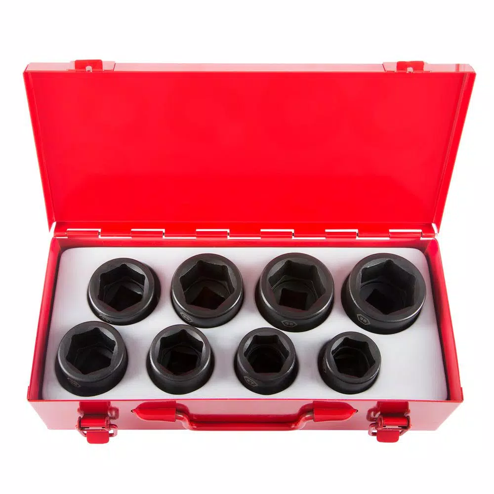 Steelman PRO 79273 3/4 in. Drive 6-Point Metric Impact Socket Set, 8-Piece