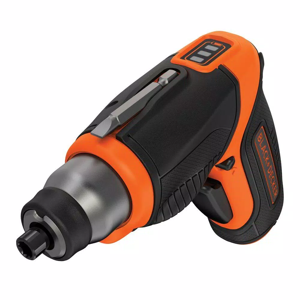 BLACK+DECKER 4V MAX Lithium-Ion Cordless Pivoting Screwdriver Kit with USB Charger and Accessories