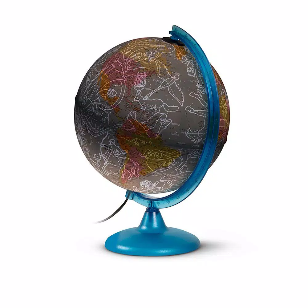 Waypoint Geographic Earth & Sky 2-in-1 Illuminated Exploration Globe - 10 inch Political & Celestial Night Sky View