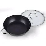 Cooks Standard 5 Qt. Hard-Anodized Aluminum Nonstick Saute Pan with Glass Lid, 12 in. thumbnail 2