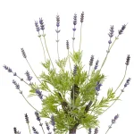 Nearly Natural 48 Inch Artificial Lavender Topiary Tree with Black Planter thumbnail 2