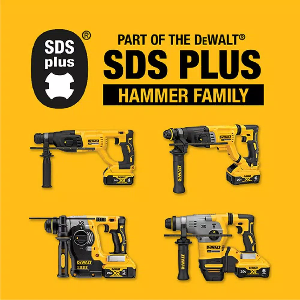 DEWALT 20V MAX XR Brushless 1 in. SDS Plus D-Handle Rotary Hammer Kit with (2) 5.0 Ah Batteries & Charger