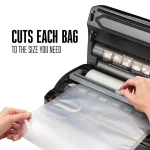 Weston Black Food Vacuum Sealer with Integrated Roll Storage and Bag Cutter thumbnail 7