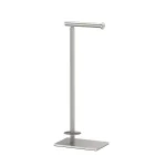 Gatco Latitude II Square Freestanding Toilet Paper Holder with Storage, Satin Nickel thumbnail 1