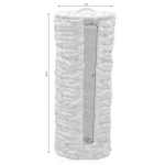 Vintiquewise Wicker Water Hyacinth Tall Toilet Paper Holder - Freestanding Storage for 4 Rolls thumbnail 5