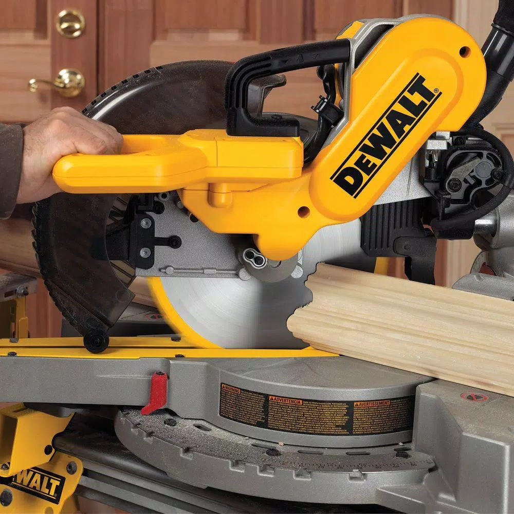 DEWALT 10 in. Double Bevel Sliding Compound Miter Saw, DW717