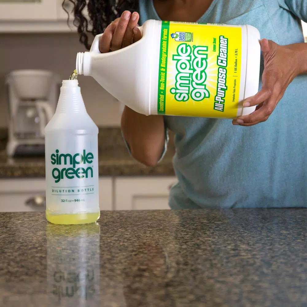 Simple Green Lemon Scent All-Purpose Cleaner & Degreaser, 1 Gallon (Case of 4)