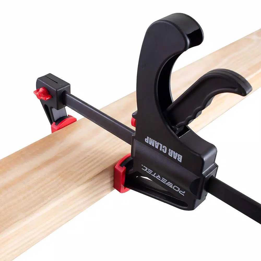 POWERTEC 24 in. Quick Release Ratcheting Bar Clamp and 30 in. Spreader Set, 2-Pack