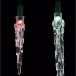 Novolink 25-Light Wi-Fi RGB Color-Changing LED Icicle String Lights, Works with Alexa & Google Home thumbnail 4