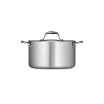 Tramontina Gourmet Tri-Ply Clad 6 Qt. Stainless Steel Sauce Pot with Lid thumbnail 2