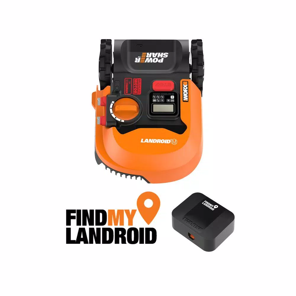 Worx Landroid 20V Robotic Lawn Mower with GPS Module, 7 in. Cutting Width, Brushless Motors