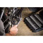 Husky 91-Piece 3/8 in. Drive SAE and Metric Socket and Bit Socket Set thumbnail 3