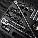 Stanley 26-Piece 1/2 in. Drive SAE Ratchet and Socket Set thumbnail 3