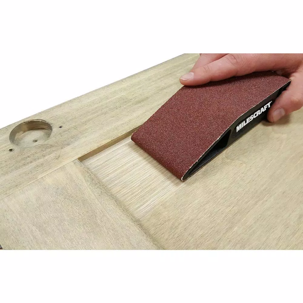 Milescraft Sand Devil 3-Piece Sanding Bundle with 80 Grit Cloth-Backed Belts