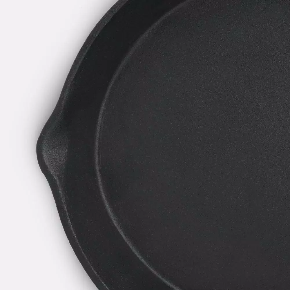 ExcelSteel 7 in. Cast Iron Skillet, Black Heavy Duty Non-Stick Pan