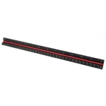 WEN 12 in. Aluminum Triangular Architect Ruler with Laser-Etched Imperial Scales thumbnail 2
