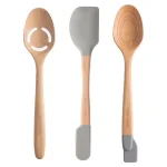 Mason Cash Innovative Kitchen 3-Piece Utensil Set, Beechwood thumbnail 1