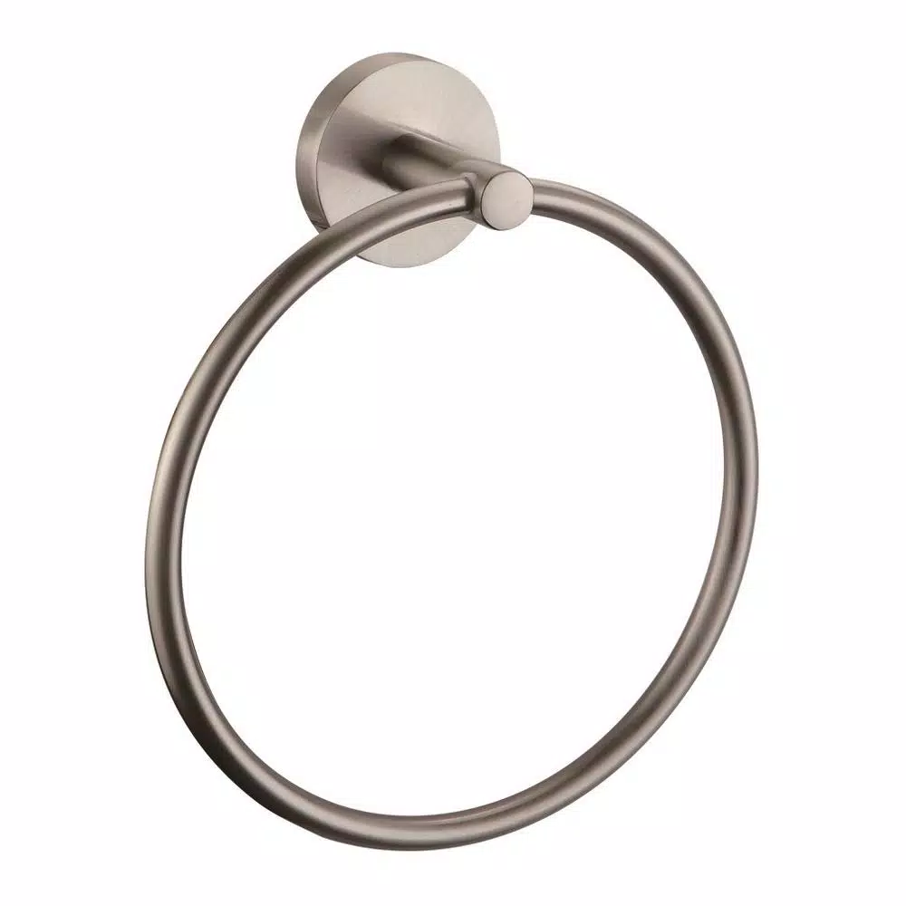 Design House Graz 4-Piece Bathroom Hardware Accessory Kit, Satin Nickel