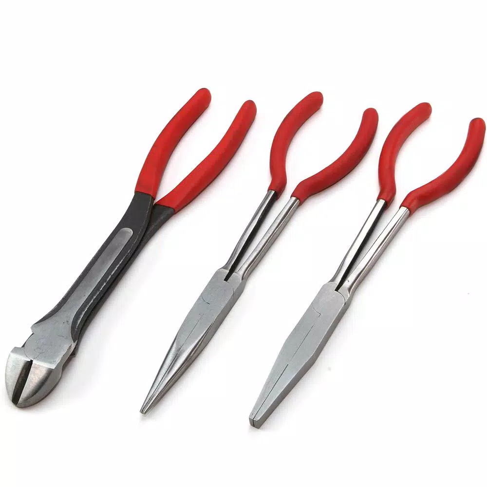 XtremepowerUS 11 in. Long Reach Needle Nose Plier Set, 9-Piece
