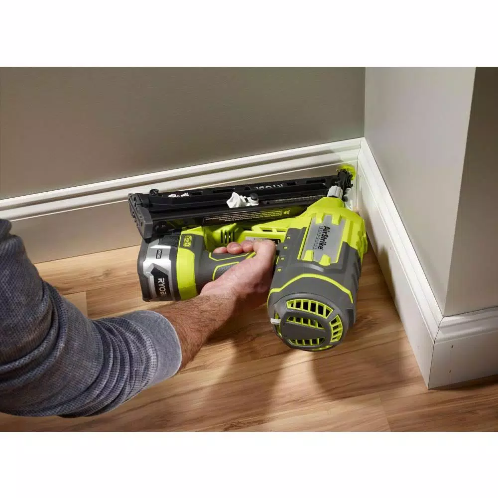 RYOBI 18V ONE+ AirStrike 15-Gauge Angled Finish Nailer (Tool Only)