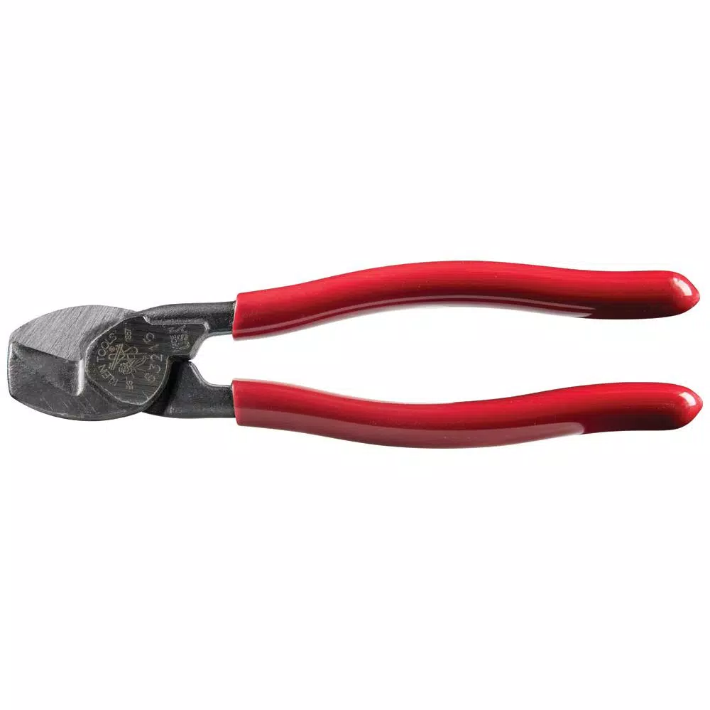 Klein Tools High-Leverage Compact Cable Cutter for 1/0 AWG Aluminum and Copper, MC Cable Jacket Cutter