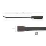 TEKTON 17 in. Angled Tip Pry Bar with Steel Striking Cap thumbnail 10