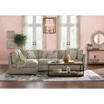 Safavieh Emilia Cream Striped 18 in. x 18 in. Cotton Throw Pillow with Down Alternative Fill thumbnail 7
