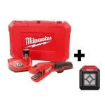 Milwaukee M12 12V Cordless Copper Tubing Cutter Kit with 1000 Lumen M12 ROVER Flood Light thumbnail 1