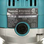 Makita 6.5 Amp 1-1/4 HP Corded Variable Speed Compact Router Kit with 3 Bases thumbnail 6