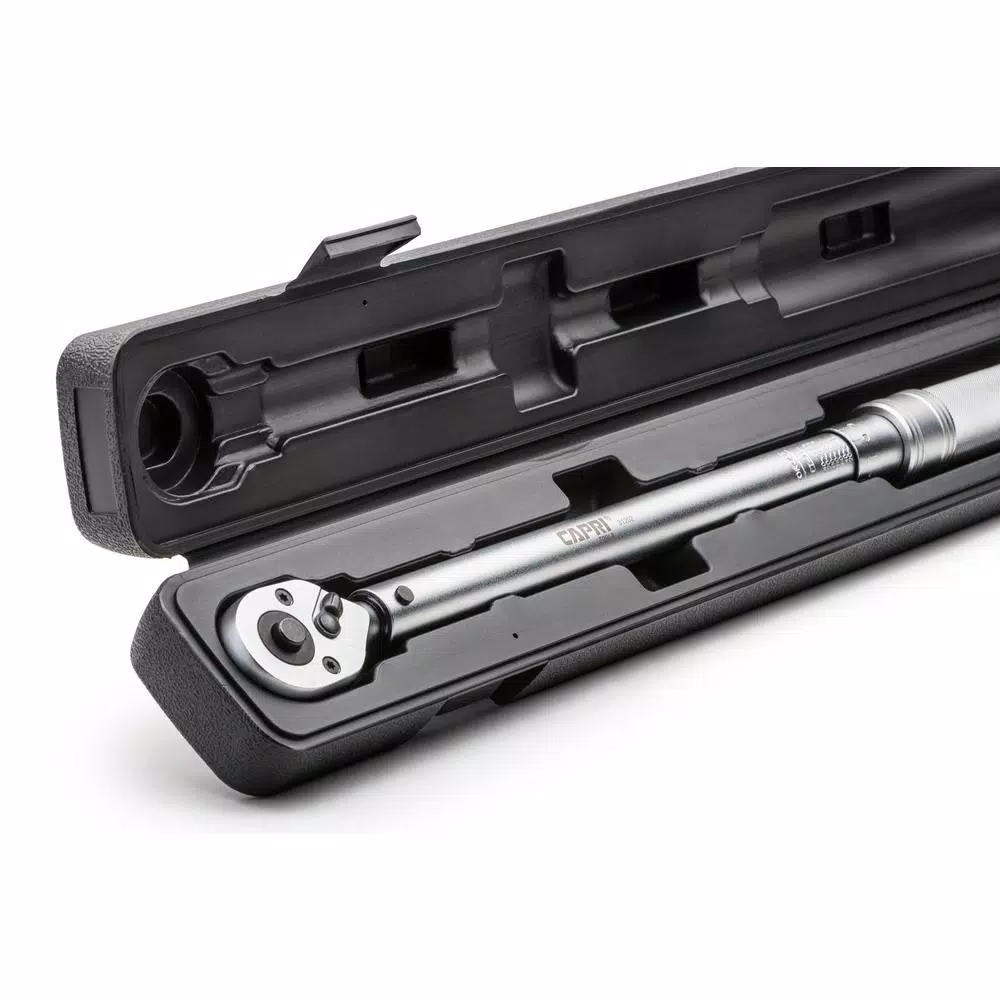 Capri Tools Industrial 1/2 in. Drive Torque Wrench, 30-250 ft. lbs. with Dual Scale