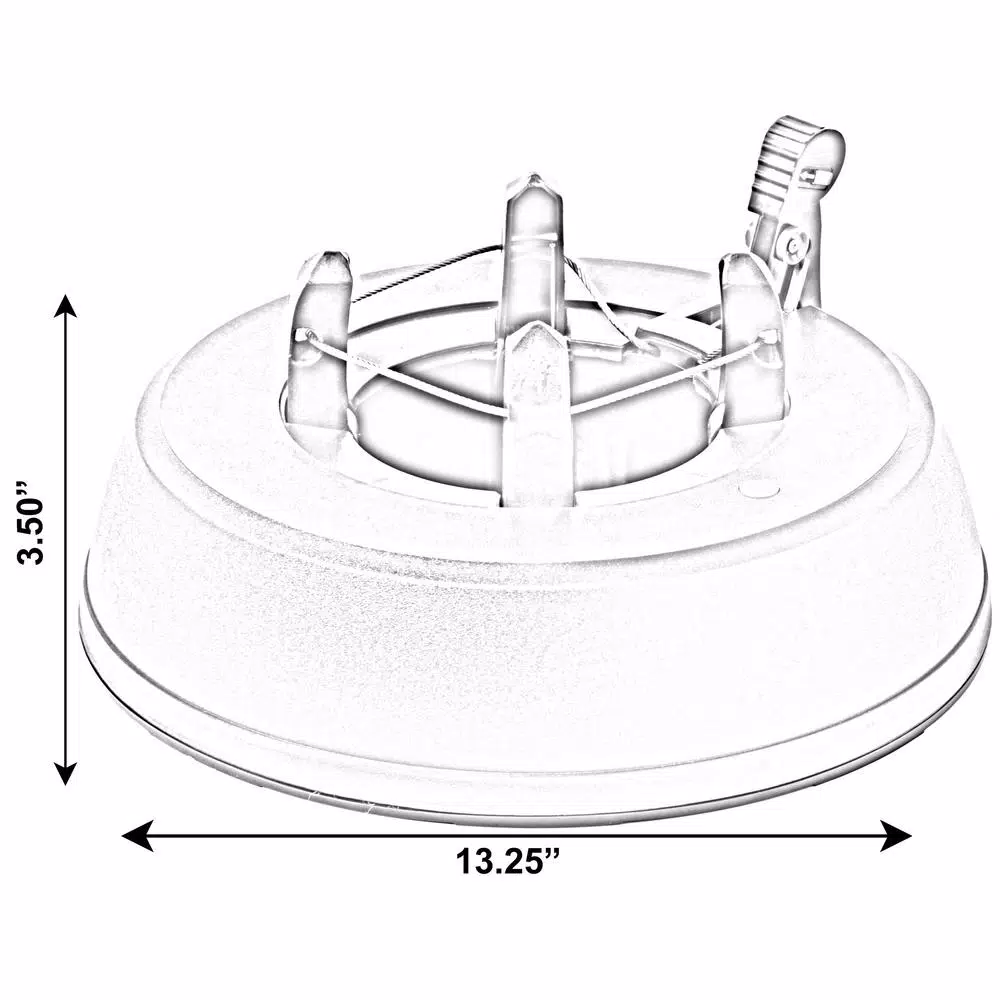 Unbranded Automatic Green Plastic Foot Pedal Christmas Tree Stand with Water Level Indicator