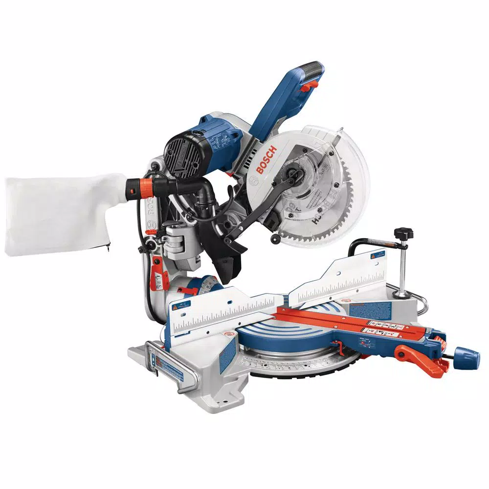 Bosch CM10GD 10 in. Dual-Bevel Sliding Glide Miter Saw with Gravity Rise Stand and Wheels