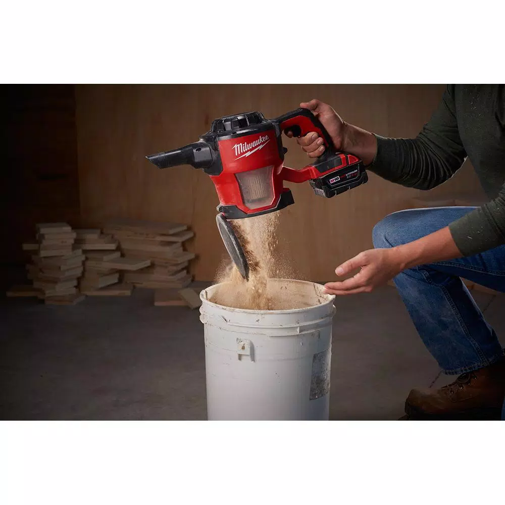 Milwaukee M18 18V Lithium-Ion Cordless Wet/Dry Vacuum & M18 Compact Vacuum 2-Tool Combo Kit