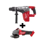 Milwaukee M18 FUEL 1-9/16 in. SDS-Max Rotary Hammer & M18 FUEL Grinder Combo Kit thumbnail 1