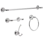 Delta Silverton 4-Piece Polished Chrome Bath Hardware Set thumbnail 1