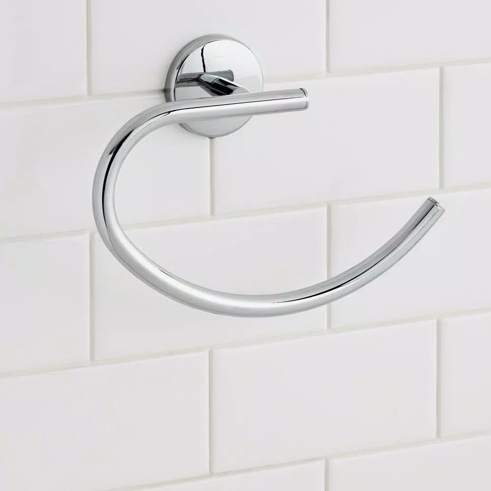 Glacier Bay Dorset Chrome Hand Towel Ring