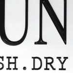HomeRoots Wash Dry Fold Metal Laundry Room Wall Décor - Farmhouse Style Sign thumbnail 3