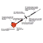 ECHO 21 in. 21.2 cc Gas 2-Stroke Hedge Trimmer with RazorEdge Blades thumbnail 2