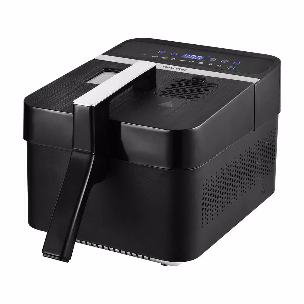 KALORIK 2-in-1 Digital Air Fryer and Deep Fryer, 3.5 Qt., Black