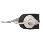 Kwikset Avalon Satin Nickel Entry Door Lever with SmartKey Security thumbnail 2