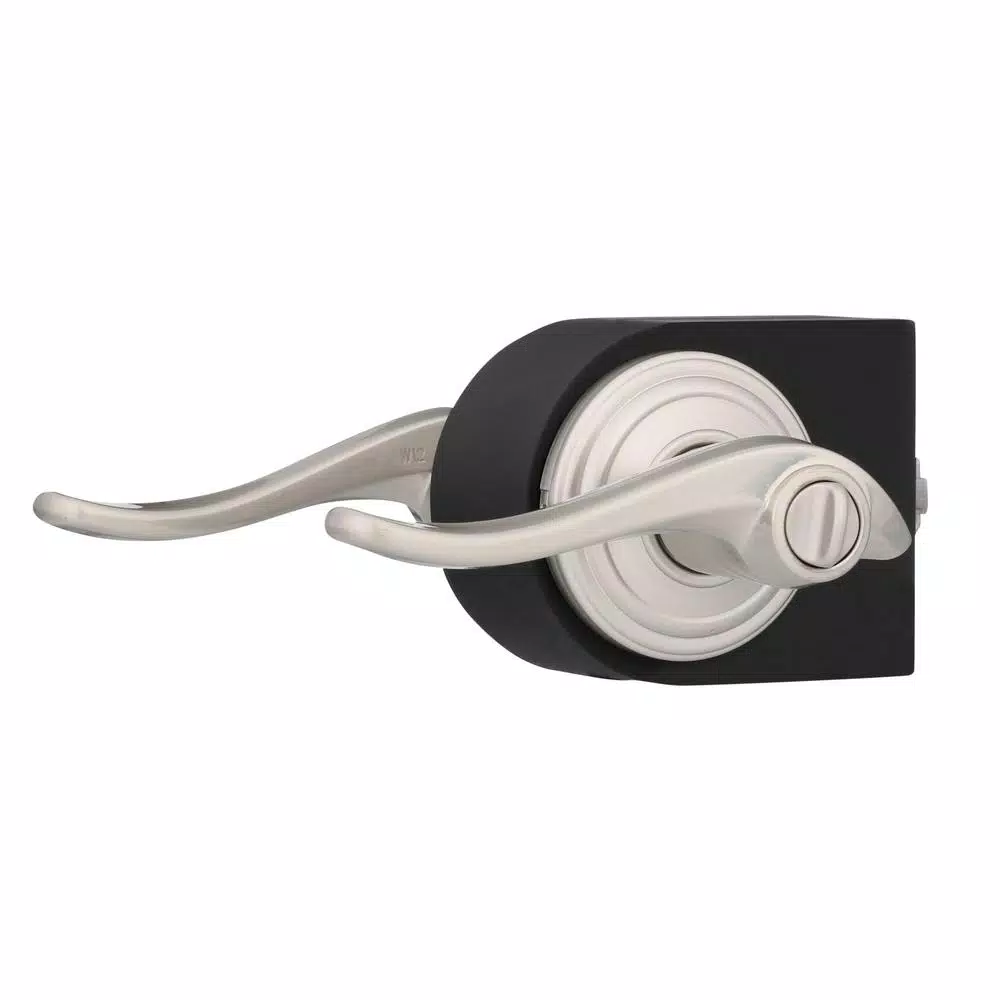 Kwikset Avalon Satin Nickel Entry Door Lever with SmartKey Security
