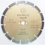 Whirlwind USA 7 in. Segmented Diamond Blade for Concrete, Stone, Brick, and Masonry thumbnail 1